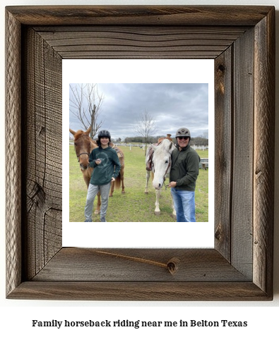 family horseback riding near me in Belton, Texas